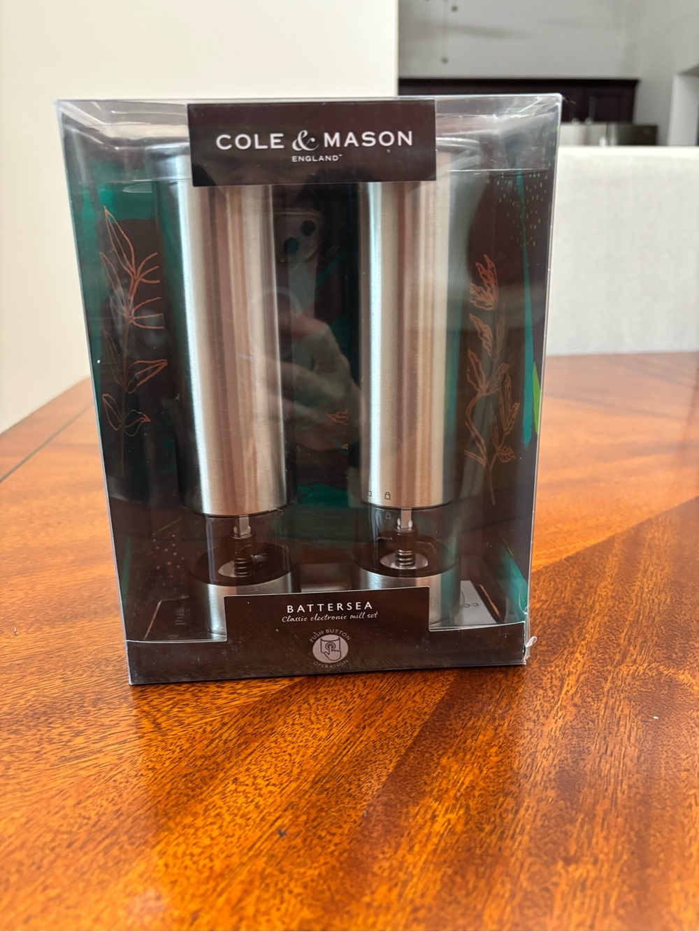 Cole & Mason Stainless Steel Battersea Salt and Pepper Mill Set - Silver